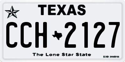 TX license plate CCH2127