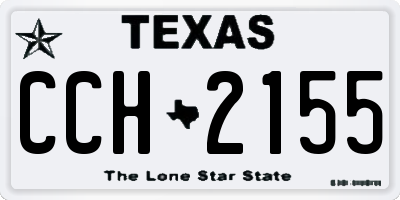 TX license plate CCH2155
