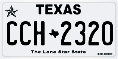 TX license plate CCH2320