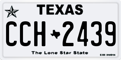 TX license plate CCH2439