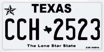 TX license plate CCH2523