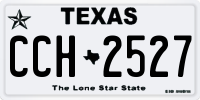 TX license plate CCH2527