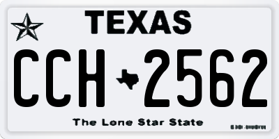 TX license plate CCH2562