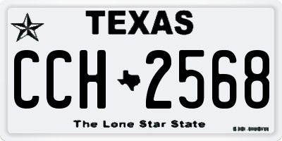 TX license plate CCH2568