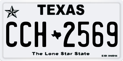 TX license plate CCH2569