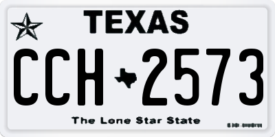 TX license plate CCH2573