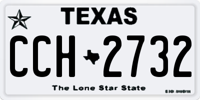 TX license plate CCH2732