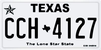 TX license plate CCH4127
