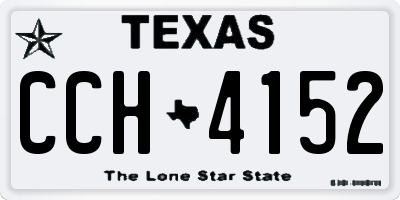 TX license plate CCH4152