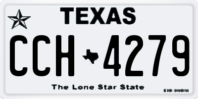 TX license plate CCH4279