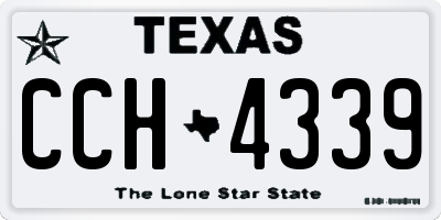 TX license plate CCH4339