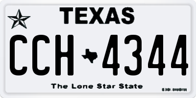 TX license plate CCH4344