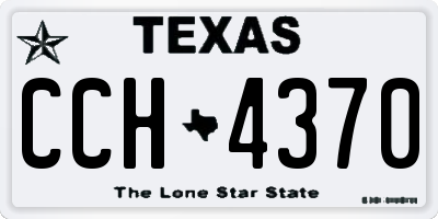TX license plate CCH4370
