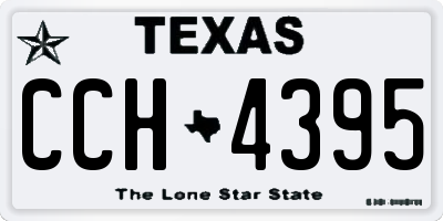 TX license plate CCH4395