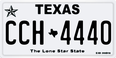 TX license plate CCH4440