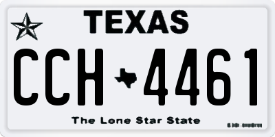 TX license plate CCH4461