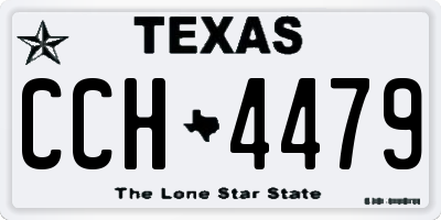 TX license plate CCH4479