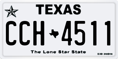 TX license plate CCH4511