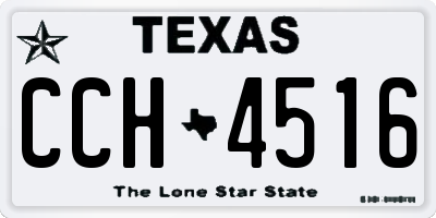 TX license plate CCH4516