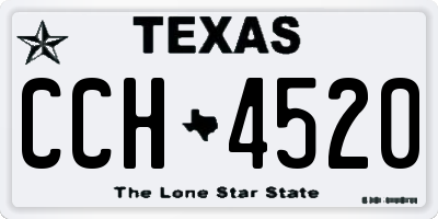 TX license plate CCH4520