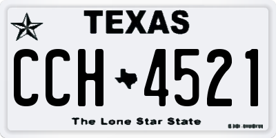 TX license plate CCH4521