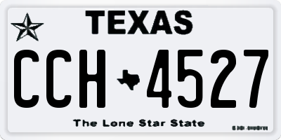 TX license plate CCH4527