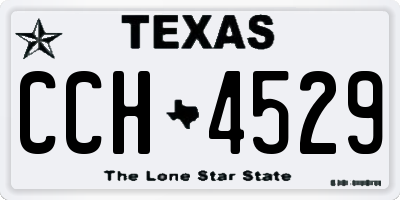 TX license plate CCH4529