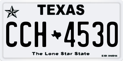 TX license plate CCH4530