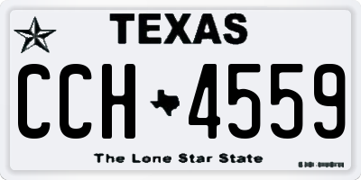TX license plate CCH4559