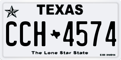 TX license plate CCH4574