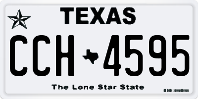 TX license plate CCH4595