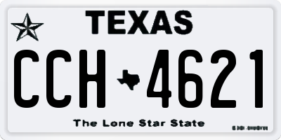 TX license plate CCH4621