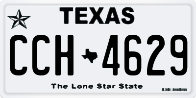 TX license plate CCH4629
