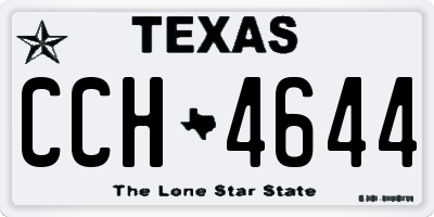 TX license plate CCH4644