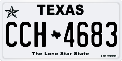 TX license plate CCH4683