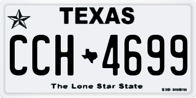 TX license plate CCH4699