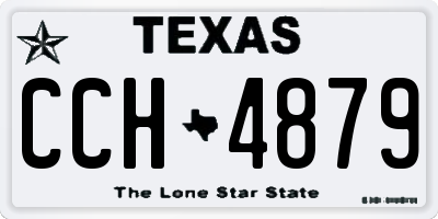 TX license plate CCH4879