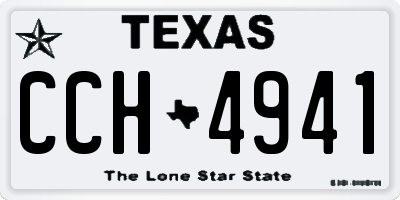 TX license plate CCH4941