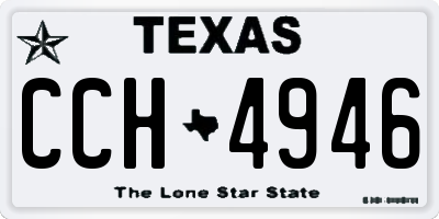 TX license plate CCH4946