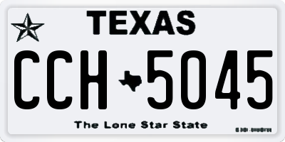 TX license plate CCH5045