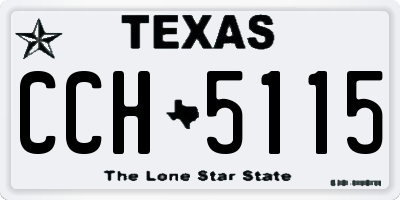 TX license plate CCH5115