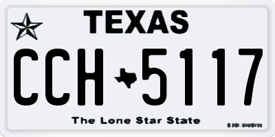 TX license plate CCH5117