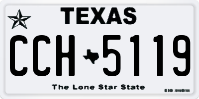TX license plate CCH5119
