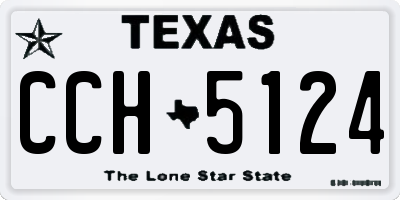 TX license plate CCH5124