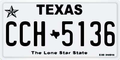 TX license plate CCH5136