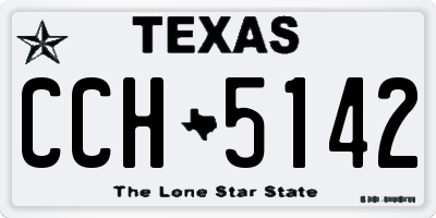 TX license plate CCH5142