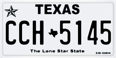 TX license plate CCH5145