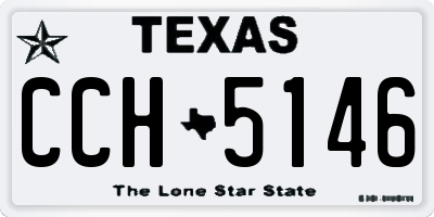 TX license plate CCH5146