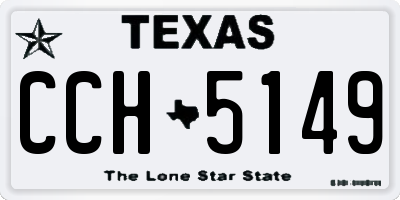 TX license plate CCH5149