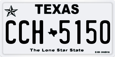 TX license plate CCH5150
